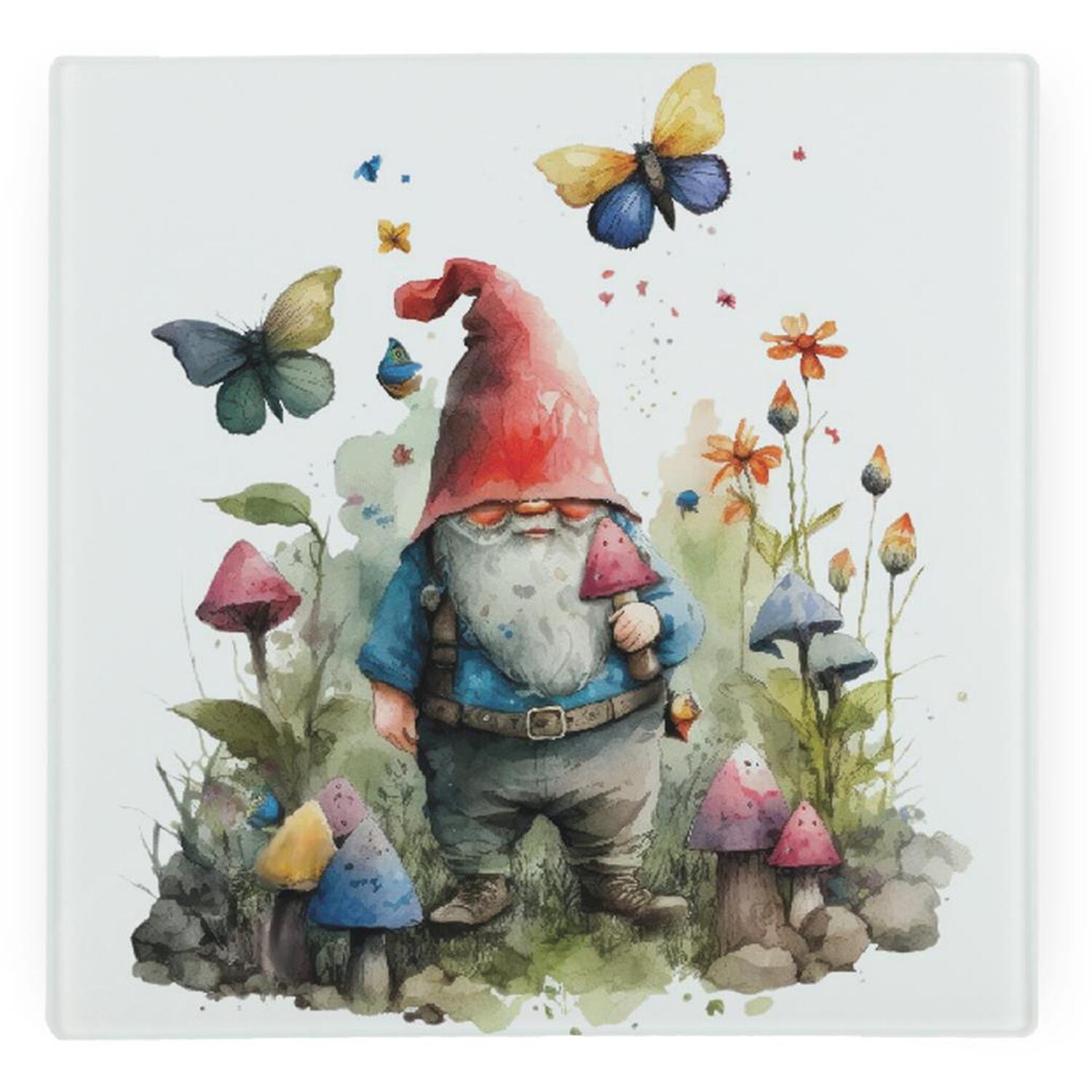 Image of Garden Gnome Glass Hot Pot Stand&hellip;