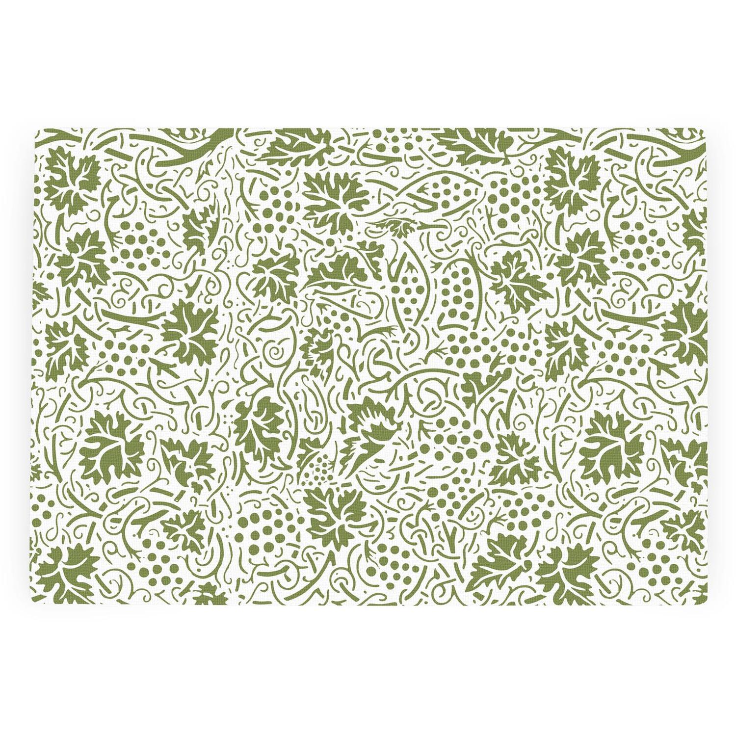 Image of Green Oak Leaves & Berries Worktop&hellip;