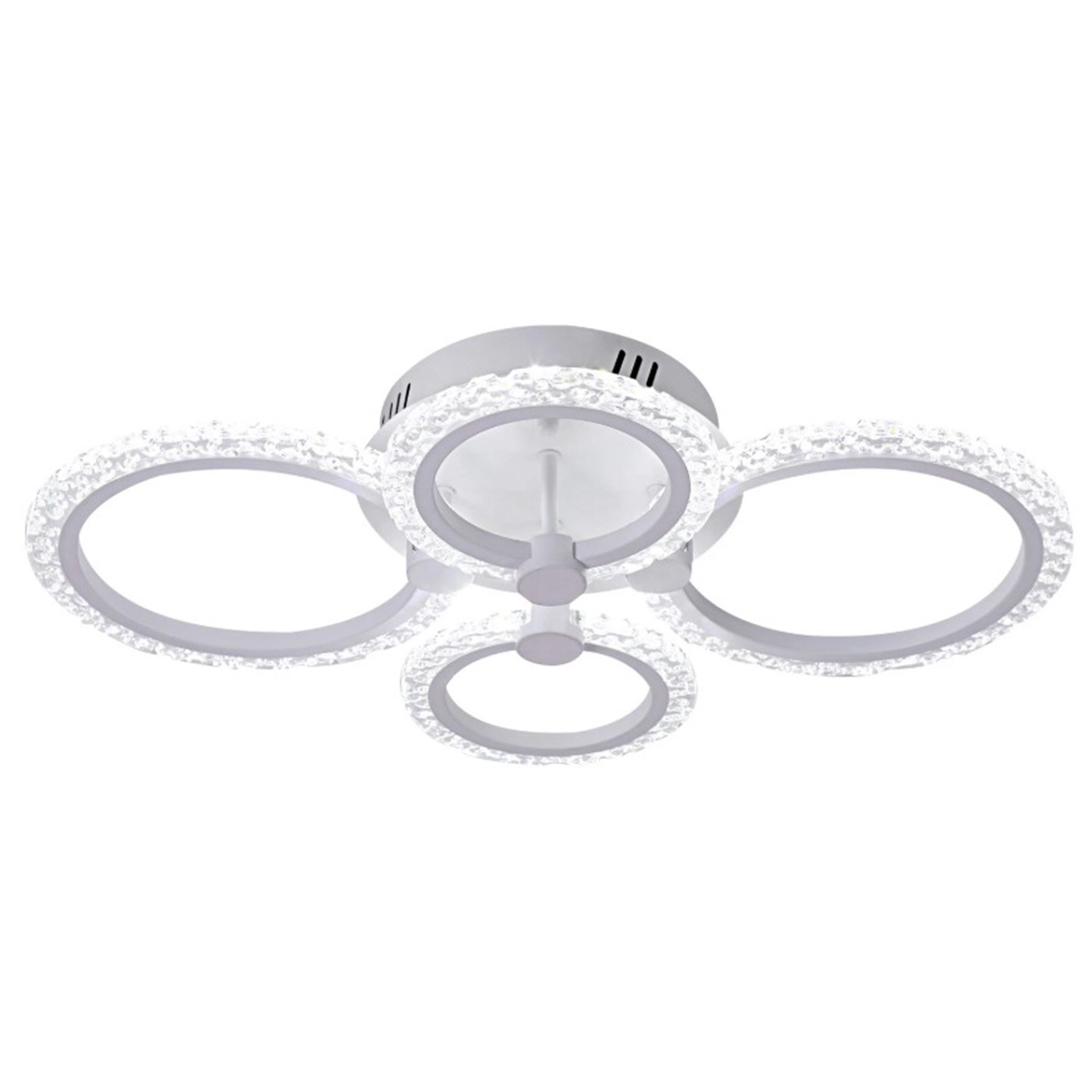 The Bath Plus Tb+ Chandelier Modern 4 Rings White - White