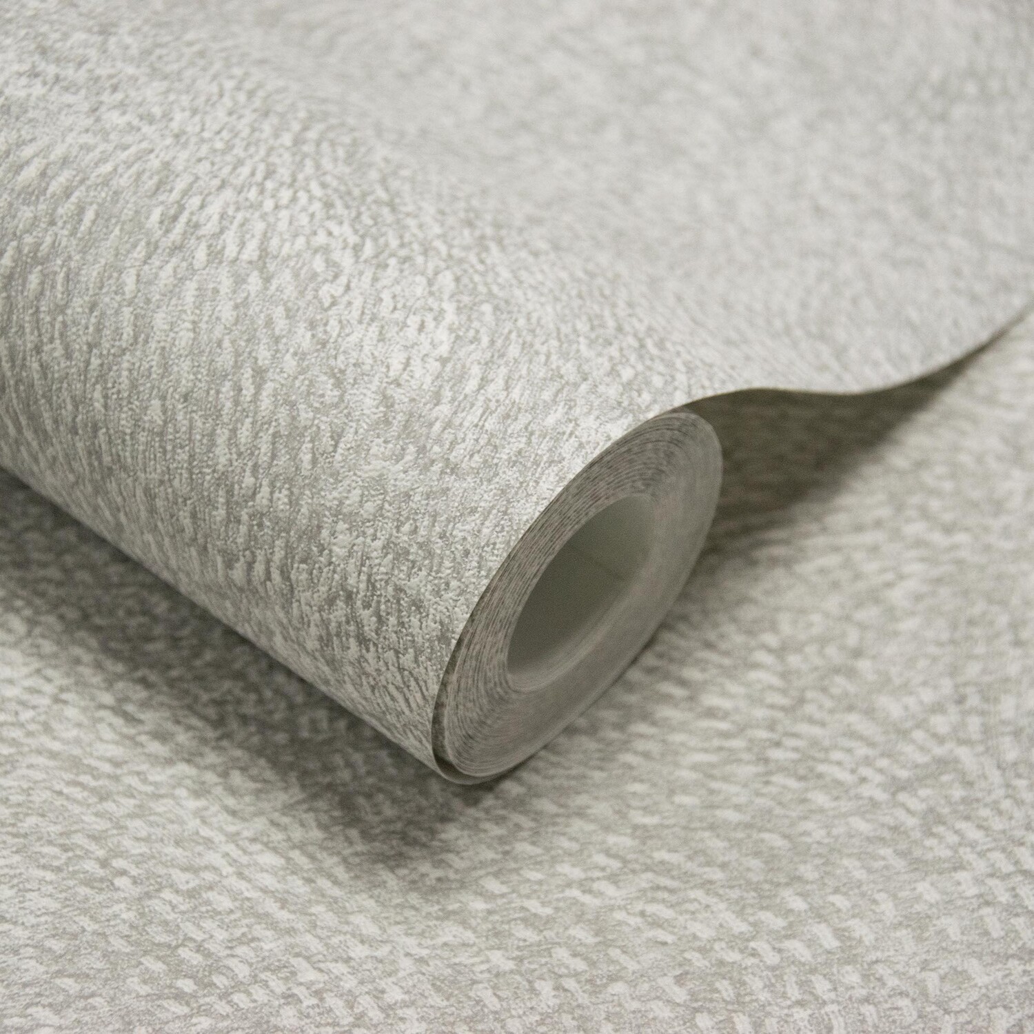 Grandeco - Wallpaper - Swirled Stitch Textured - Grey - Image 3