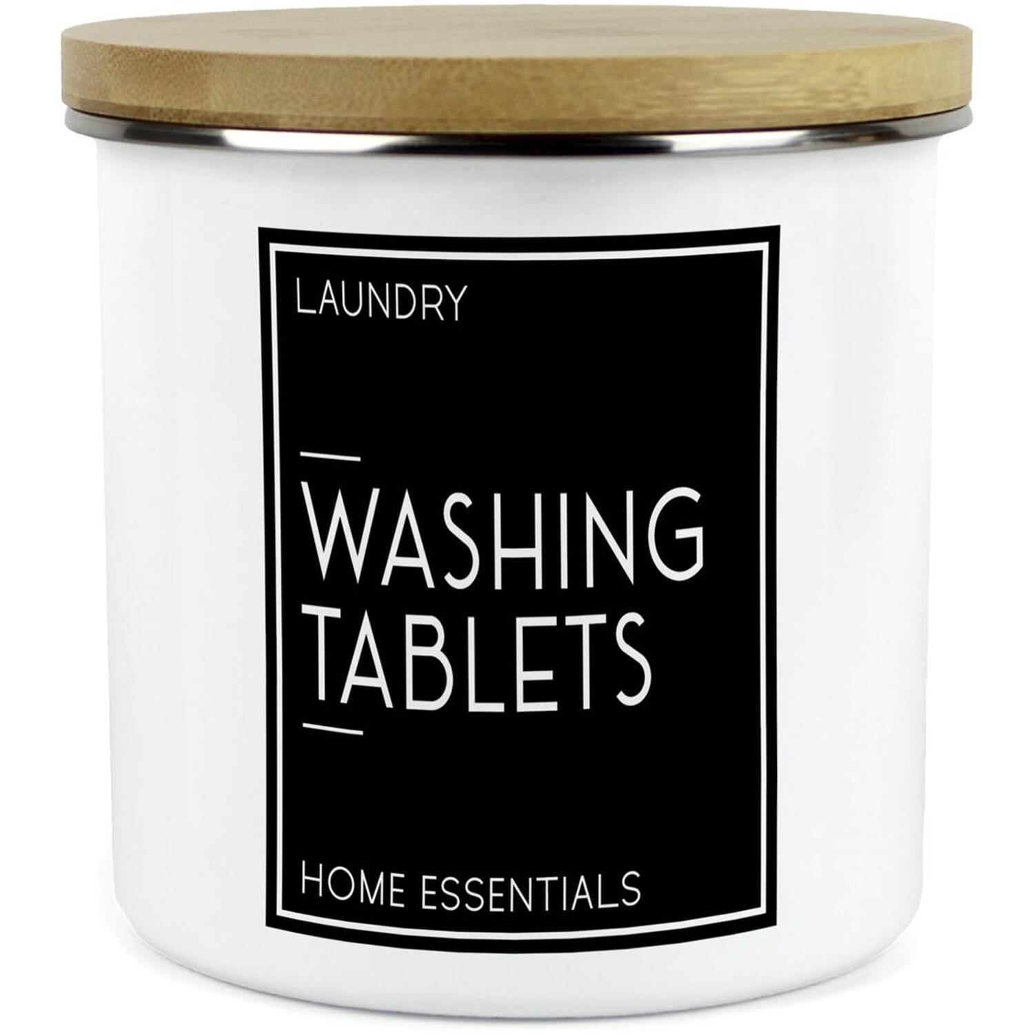 Purely Home Inverted Minimalist Home Storage Canisters - White