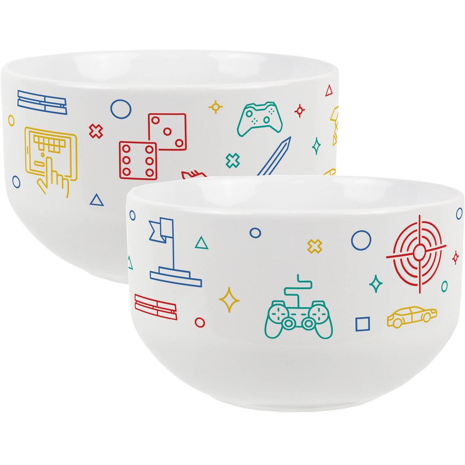 Image of Gamer Snacks Ceramic Bowl - White&hellip;