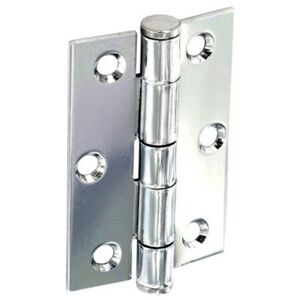 Securit Button Tip Butt Hinges (Pack of 2)