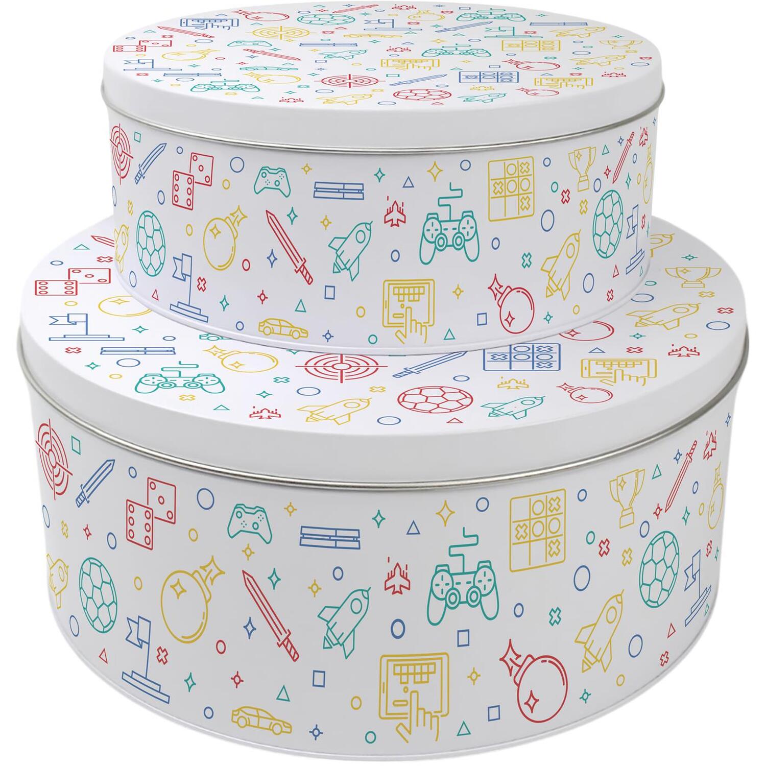 Image of Gaming Icons Cake Tin Set -&hellip;