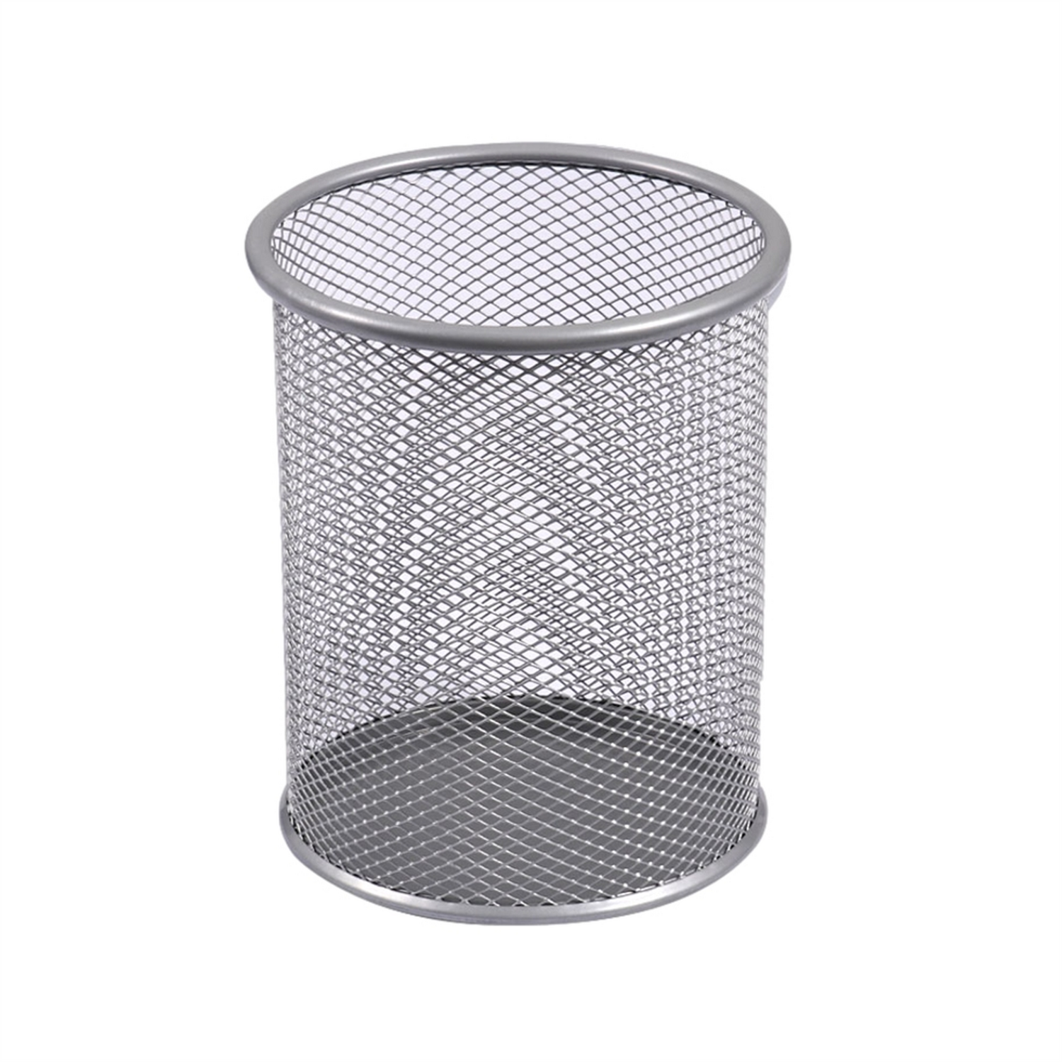Foska Silver Wire Mesh Pen Cup 11.7X14cm - Multi