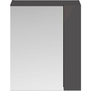 Balterley 600 Mirror Unit 75 25 - Gloss Grey