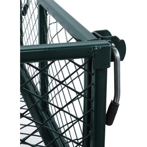 350kg Heavy Duty Steel Garden Cart with Folding Sides