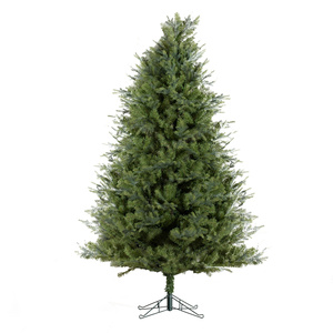 Artificial christmas tree with five-claw pe branches & metal stand