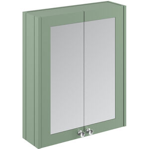 Balterley Traditional Bathroom Wall Mounted 2 Soft-Close Doors - 715 x 600mm - Satin Green