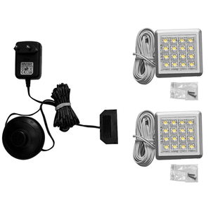 LED Down Light Set for Cabinets with Foot Switch