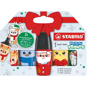 Pack of 5 Boss Mini Frosty Friends Highlighters