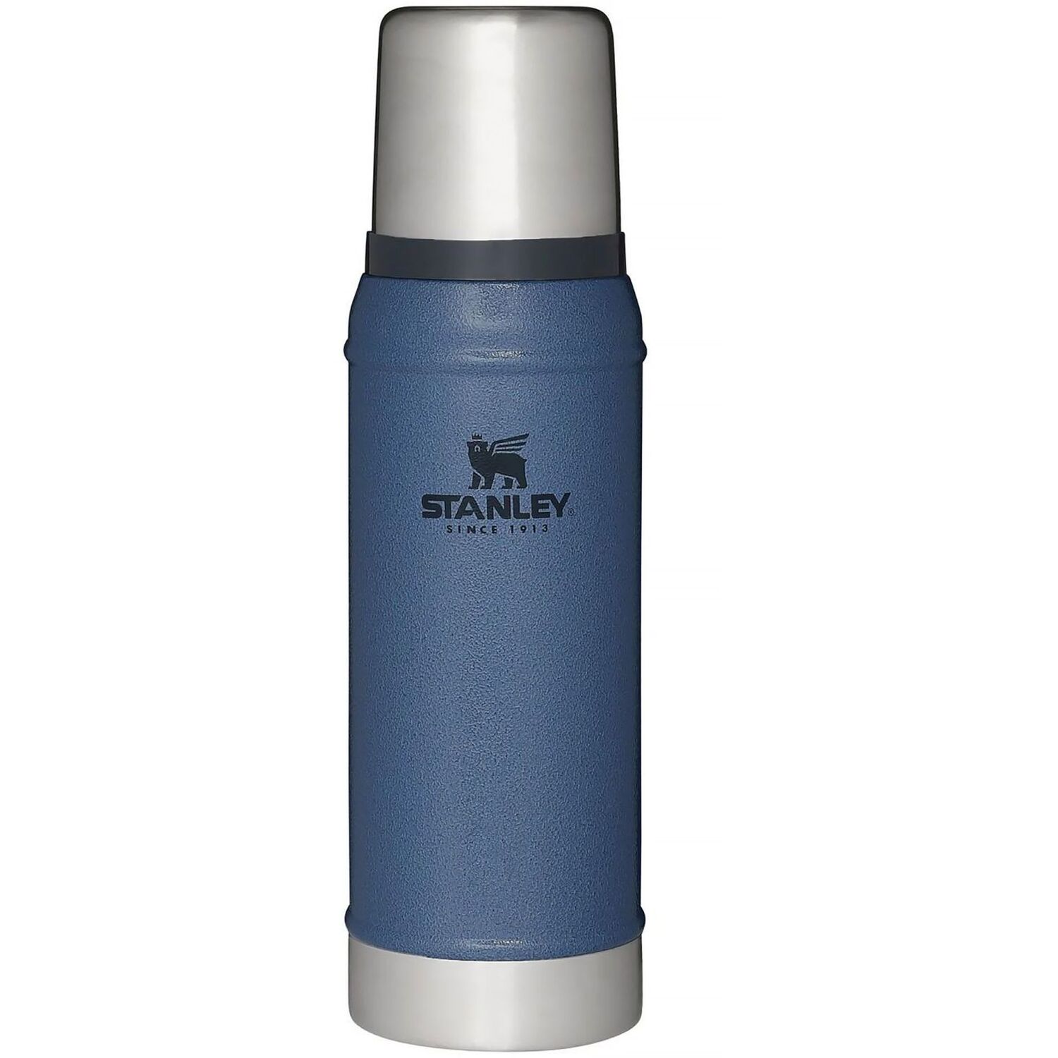 Stanley (0.75L, Hammertone Lake) 0.75L Classic Legendary Stainless Steel Thermal Cold Water Bottle - Image 3