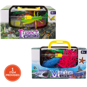 Marine Life or Insect World Tub of Animals