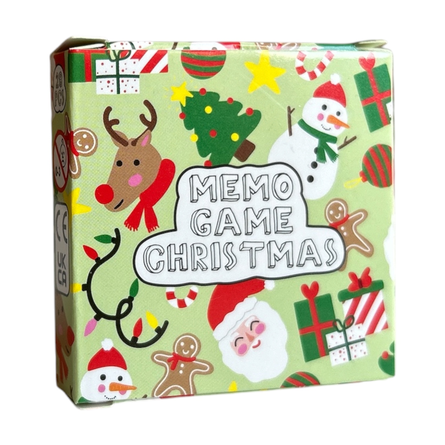 Christmas Mini Memory Game 28 Cards - Memo Matching Cards Party Bag Filler - Image 2