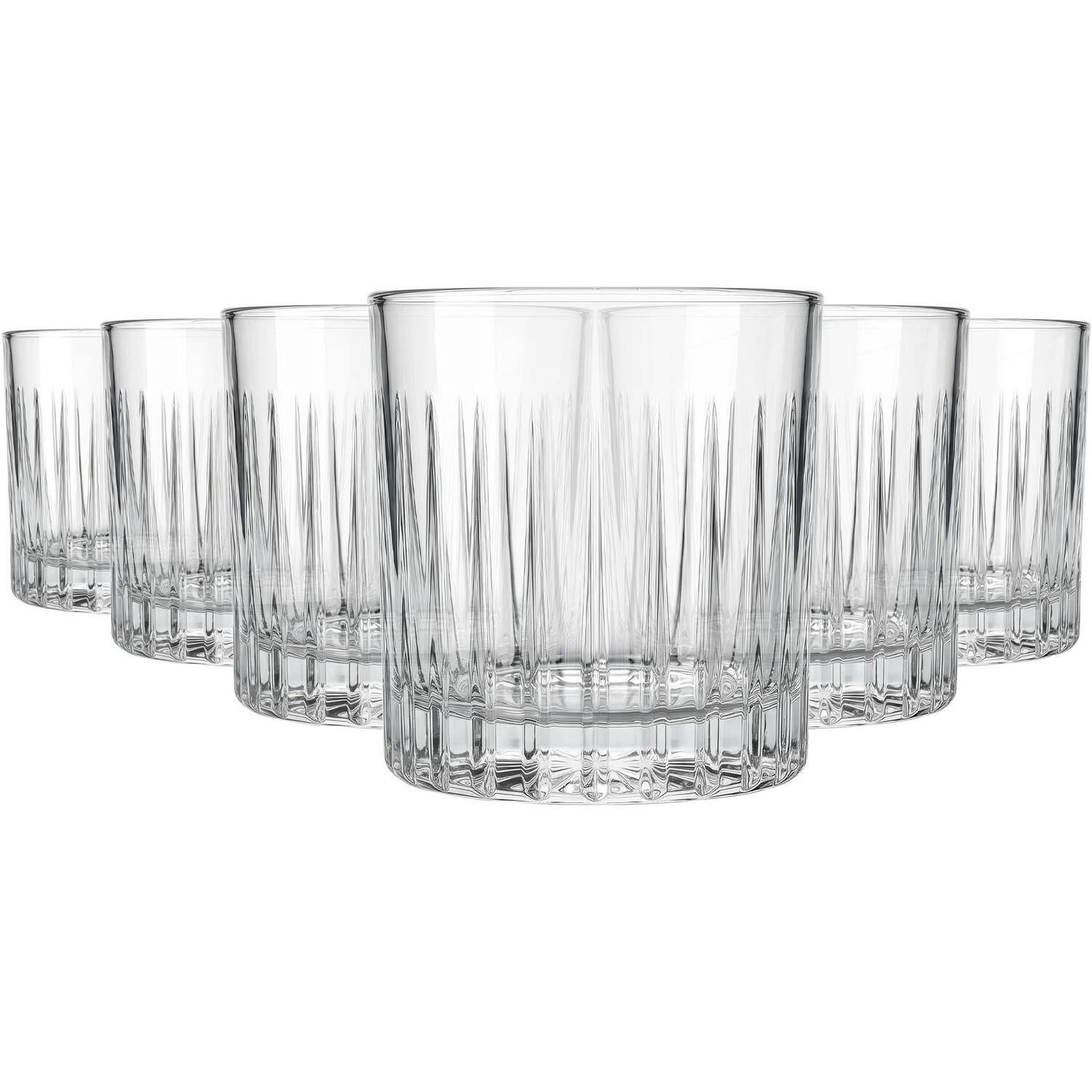 Set 6 Cocktail Glasses TIMELESS 31 cl Eco Crystal Etched - RCR - Water - Image 8