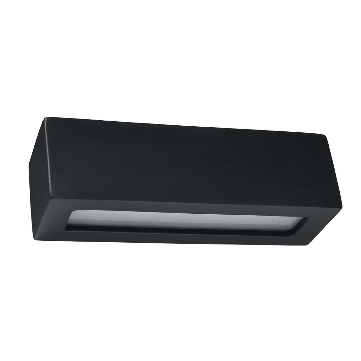 Sollux Lighting Wall Lamp Ceramic Vega Grey - Black