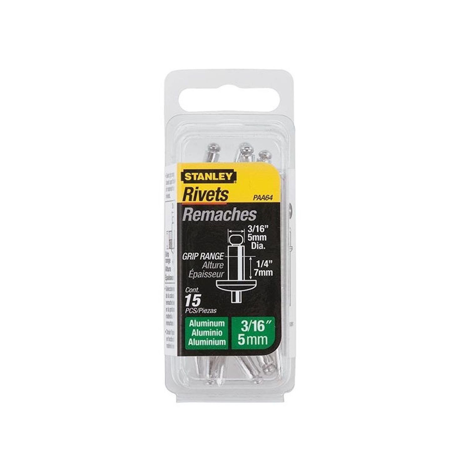 Stanley Hand Tools Aluminium Rivets C - Multi Colour