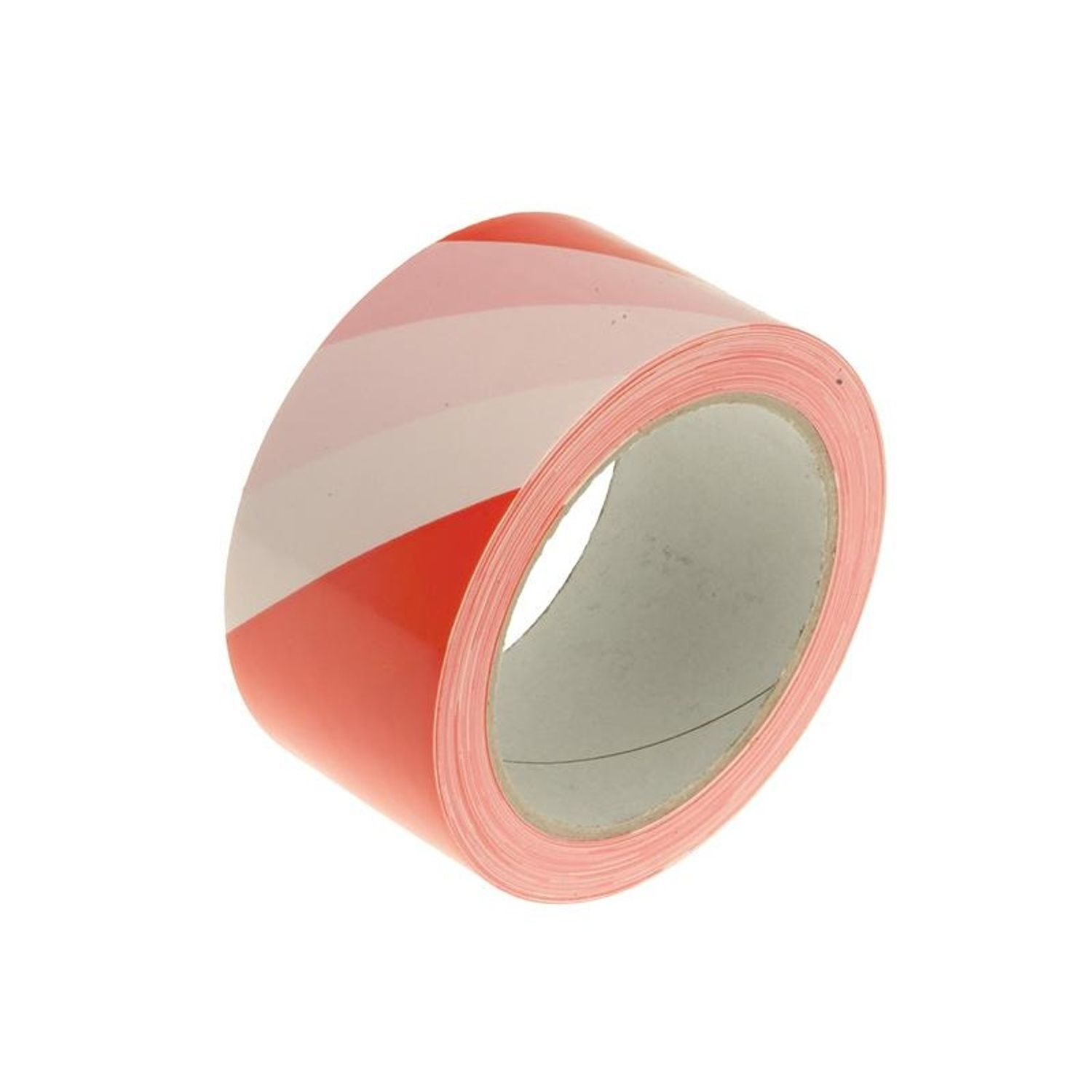 Faithfull Professional Self-Adhesive Hazard Tape A - Red And White Stripes