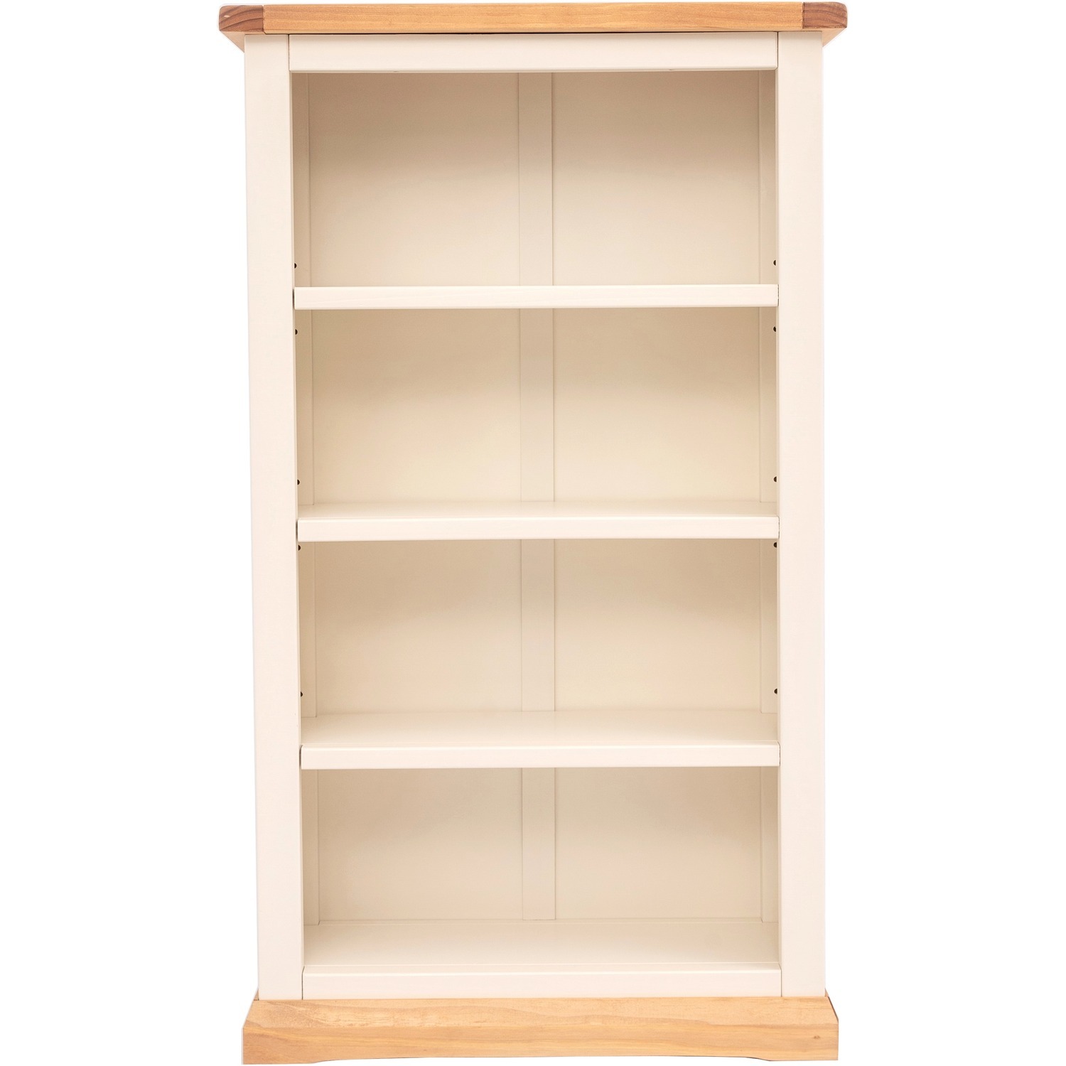 Cabinet Bits White Bookcase With Plinth 120X70x25cm - Off - Image 3