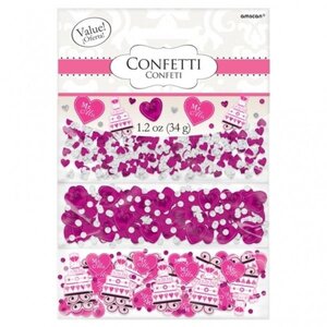 Hearts and Cakes Confetti 9 Pack