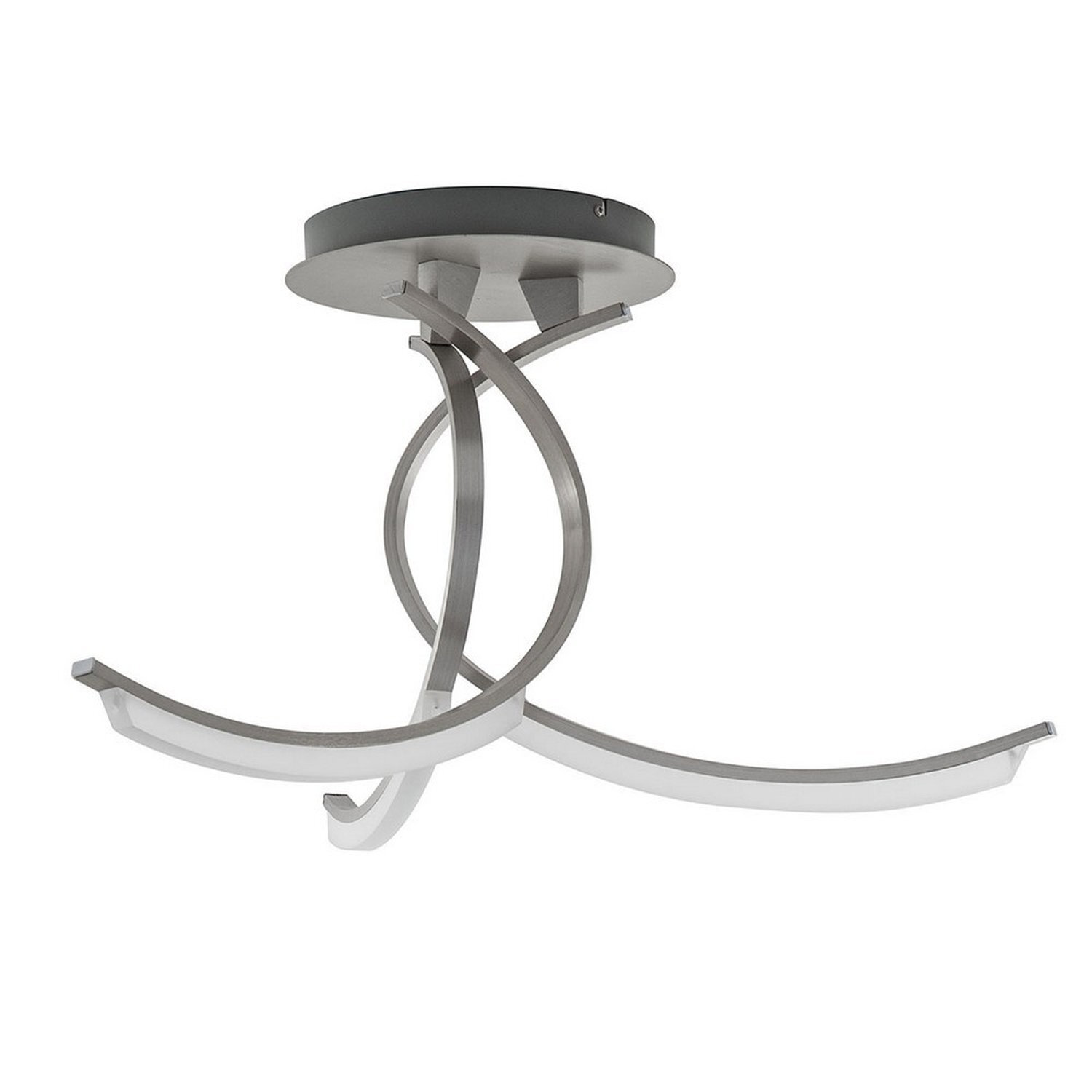 B&Q -  Luminosa Modern Led Flush Ceiling Light SatinWarm White 3000K 2200Lm - Image 2
