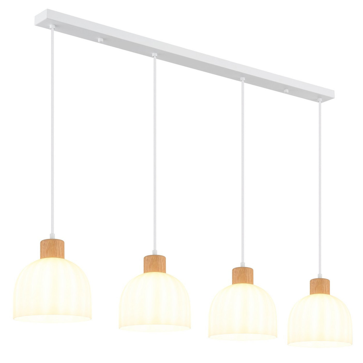 Globo Lighting Swanson Pendant Light White