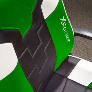 Green/Black X Rocker Saturn Esport Gaming Chair shot 1170555