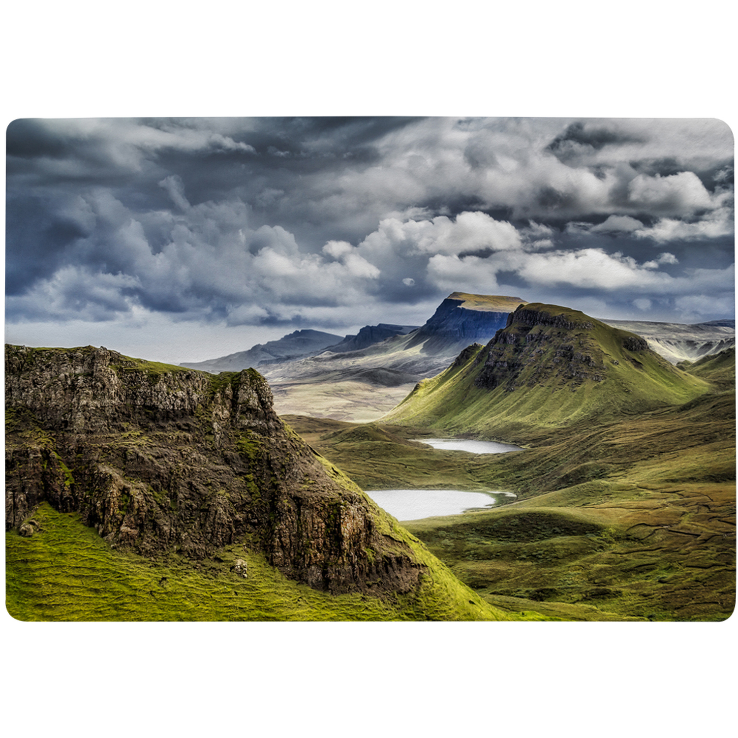 Highland,Scotland Designer Rug - Blue / 200cm thumbnail