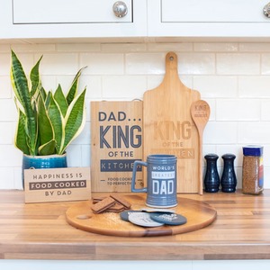 King of The Kitchen Wooden Bamboo Chopping Board