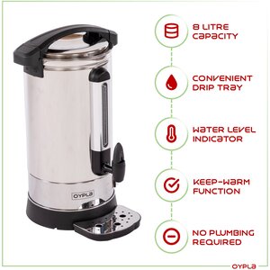 Electrical 8L Catering Hot Water Boiler