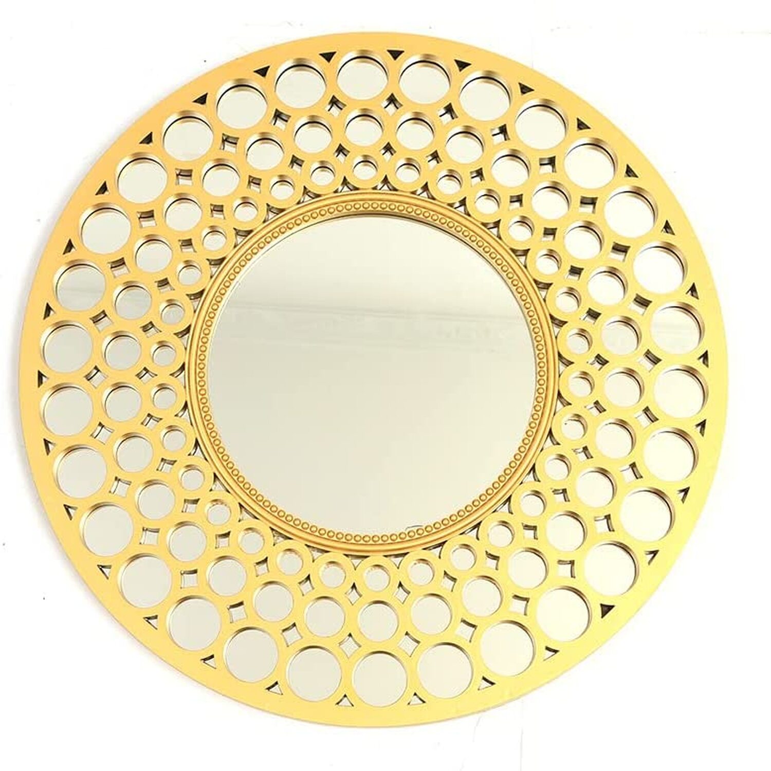 Image of Round Designer Wall Mirror Artistic Decoration&hellip;