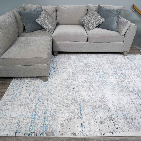 Distressed Tweed Effect Rug