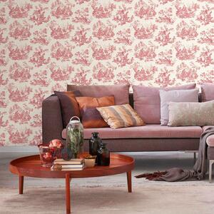 Exclusive Shades Toile De Jouy Country Wallpaper