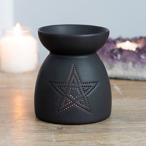 Pentagram Oil Burner Spooky Decor, Scented
