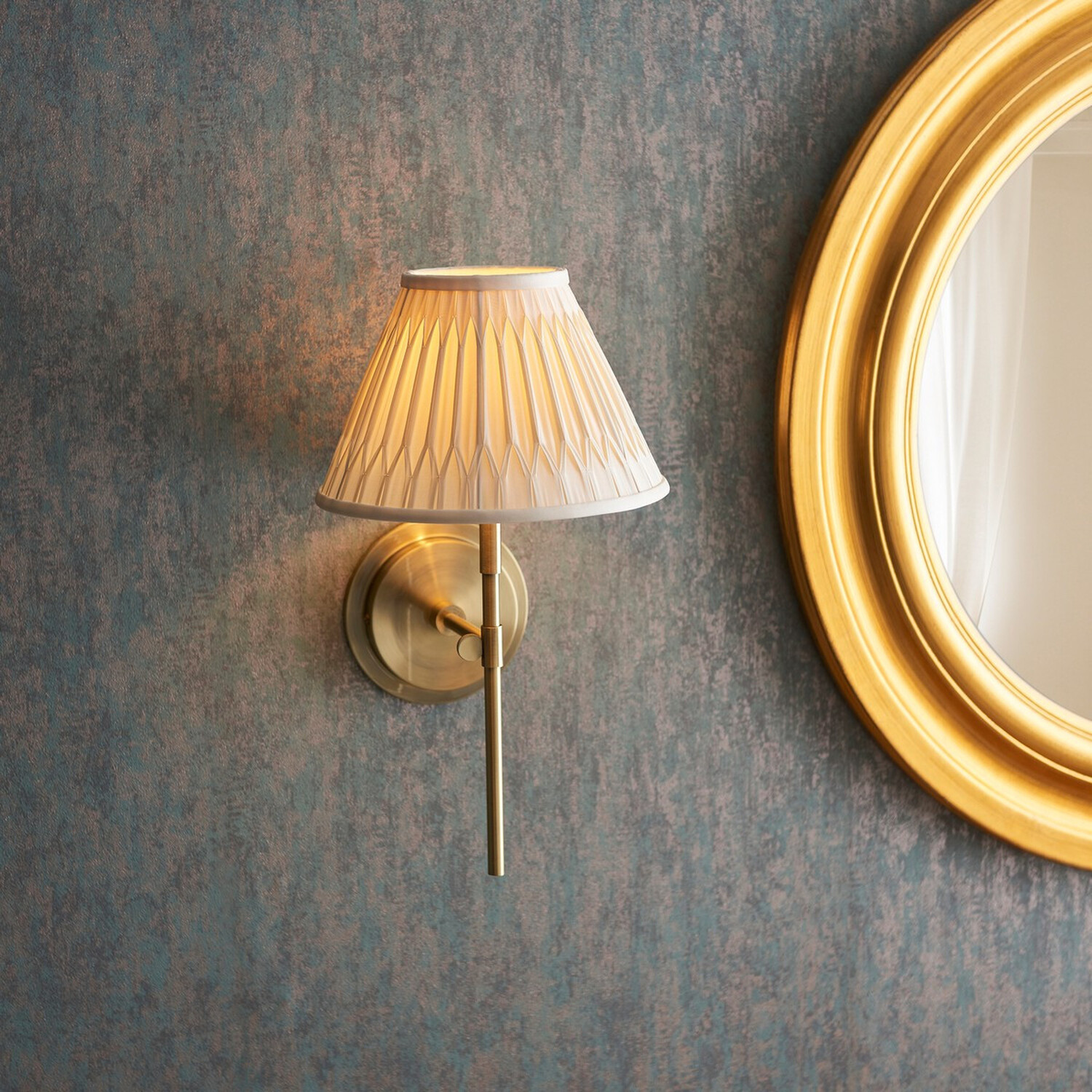 Rennes Fitting Only Wall Lamp Antique Brass Plate - Antique Brass