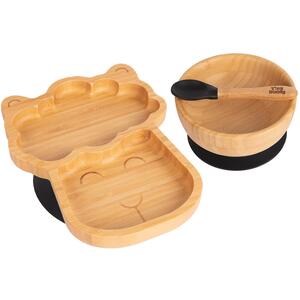 Children's Bamboo Suction Llama Dinner Set