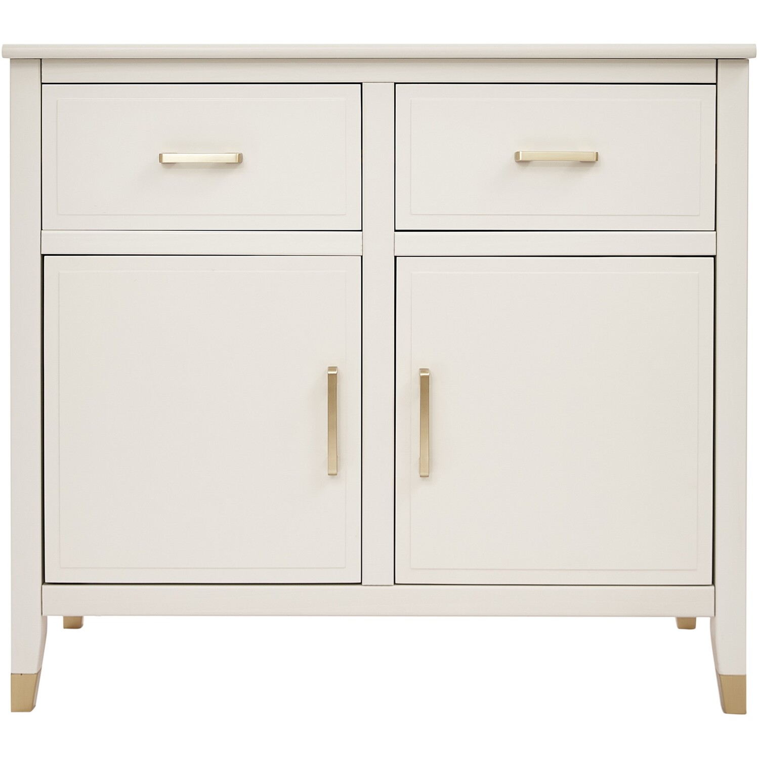 Palazzi 2 Door 2 Drawer Sideboard - White