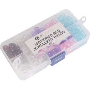 Sectioned Gem Jewellery Beads