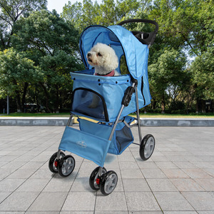 Blue Pet Stroller