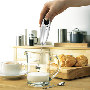 Milk Frother with Double Coil Whisk