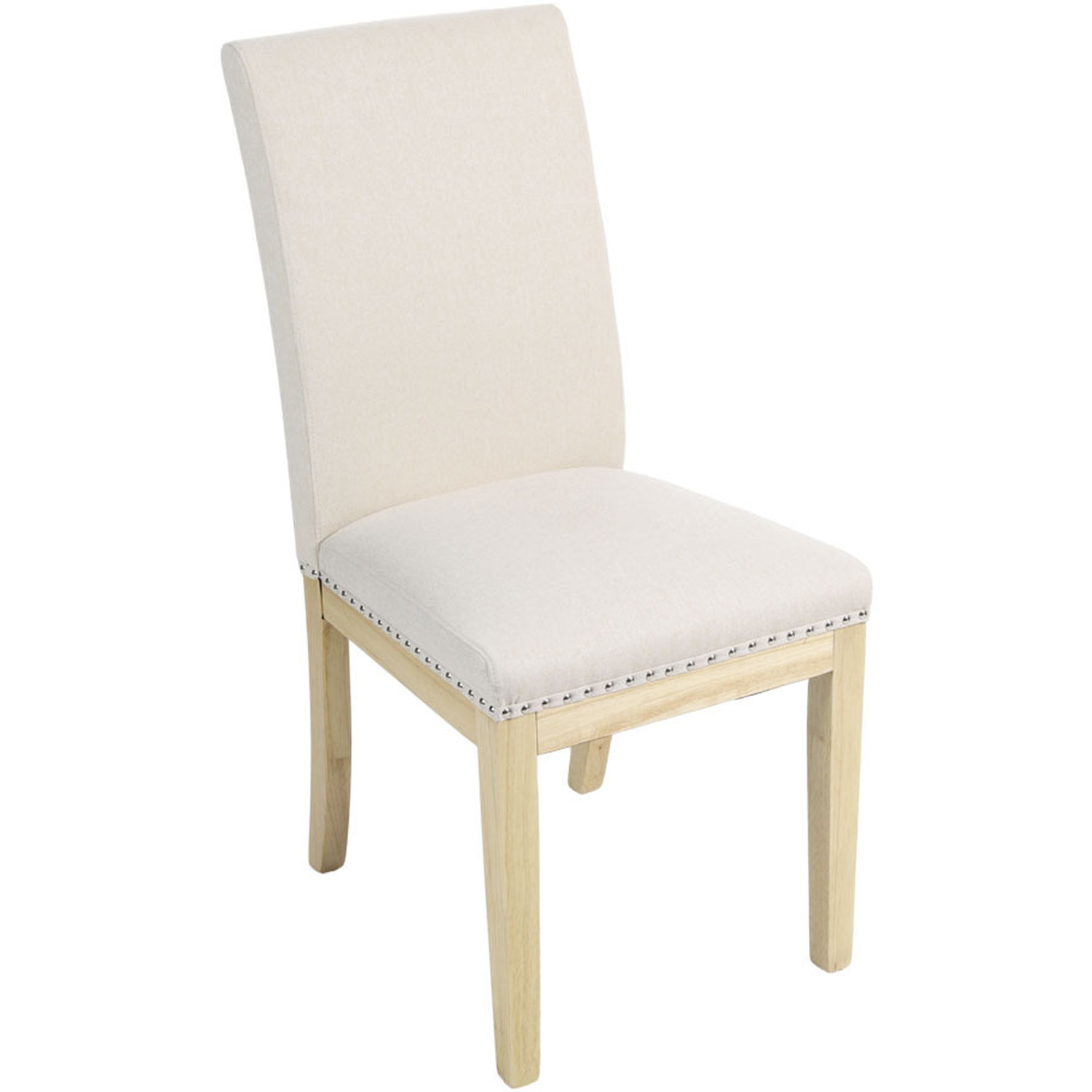 Modern Upholstered Dining Chairs Set Of 2 - Beige
