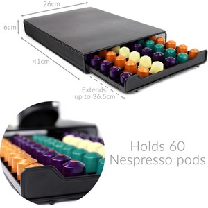 Black 60 Pod Coffee Drawer shot 5051232