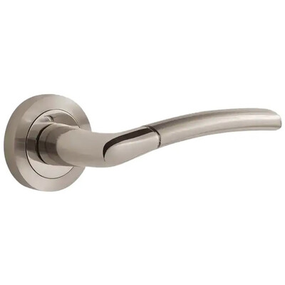 Augusta Lever on Rose Door Handle Pair 