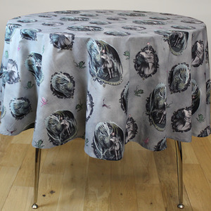 Protector Of Magic Table Cloth Unicorn Dragons