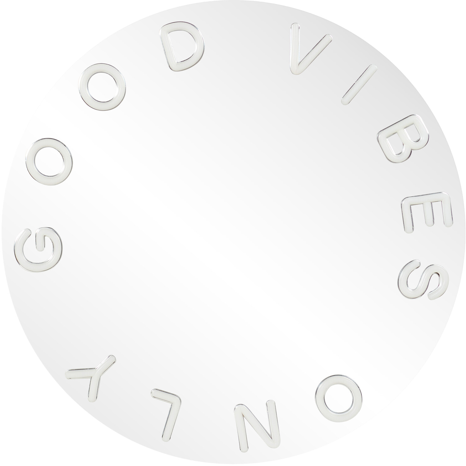 Image of Good Vibes Only Neon Mirror