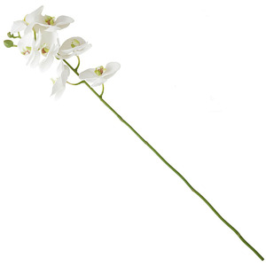 Artificial Single Phalaenopsis Orchid Flower Stem L59cm