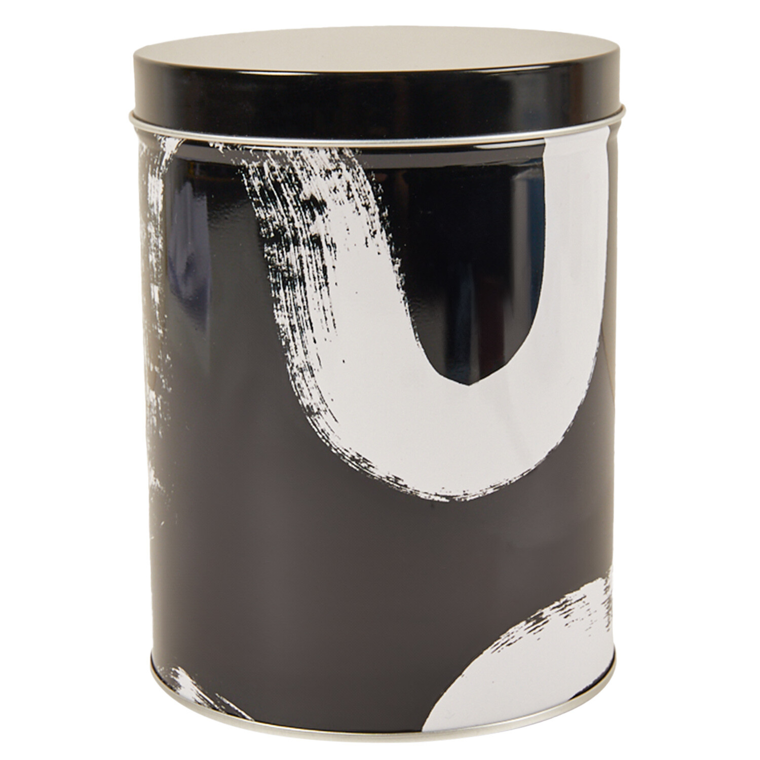 Image of Inkwell Round Metal Tin - Black