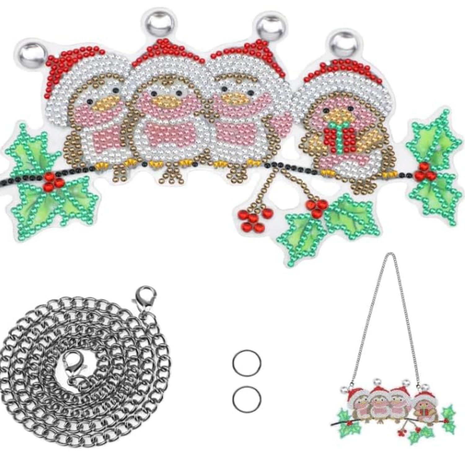 Robins on Branch Diamond Art Kit