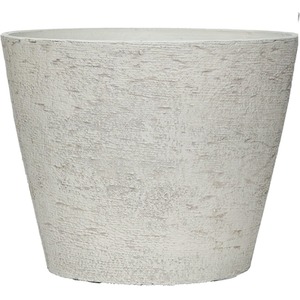 Lily White Stone-Effect Planters