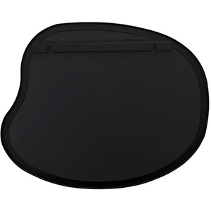 Black Petal-Shaped Iron Frame Explosion-Proof Wall Mirror shot 7395173